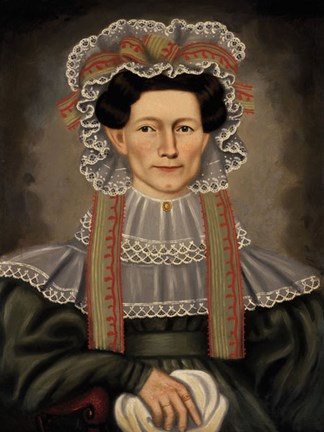 Framed Lady of Squire Williams House, ca. 1829 Print