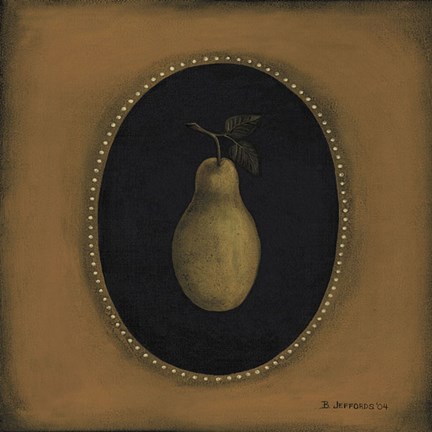 Framed Pear 04 Print