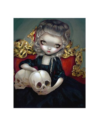 Framed Les Vampires Les Cranes Print