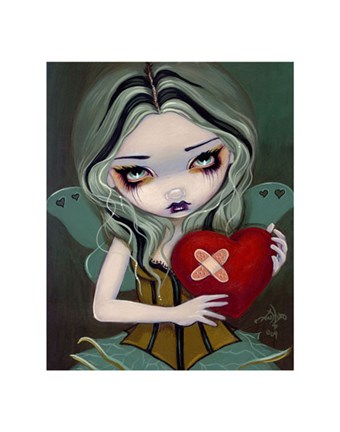 Framed Mending a Broken Heart Print