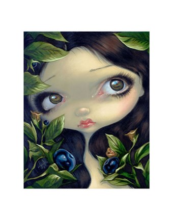 Framed Poisonous Beauties I Belladonna Print