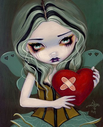 Framed Mending a Broken Heart Print