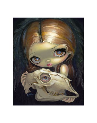 Framed Alchemical Angel I Print