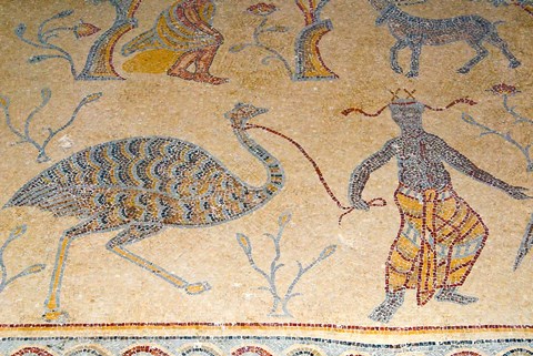 Framed Mosaics, Moses Memorial Church, Mount Nebo, East Bank Plateau, Jordan Print