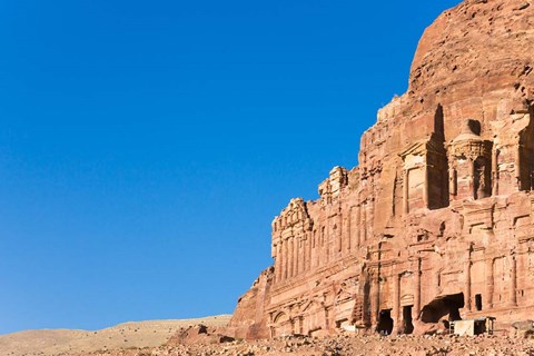 Framed Urn Tomb (The Court), Petra, Jordan Print