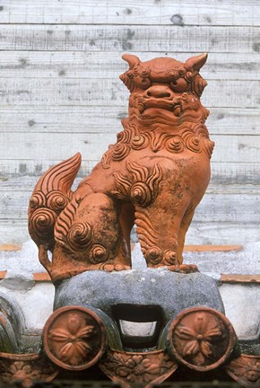 Framed Nakamura House, Shisah, Naha, Okinawa, Japan Print