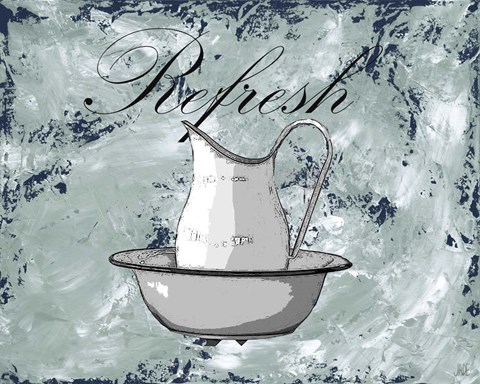 Framed Relax, Refresh I Print