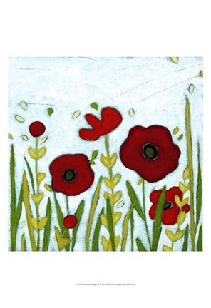 Framed Precious Poppies II Print