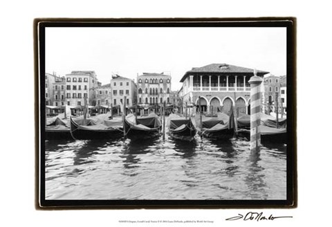 Framed Glimpses, Grand Canal, Venice II Print