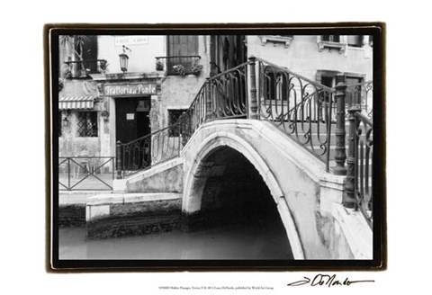 Framed Hidden Passages, Venice II Print