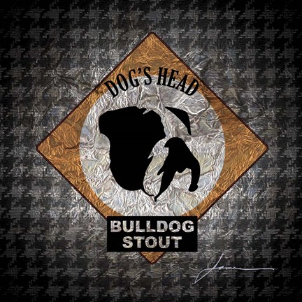 Framed Hound&#39;s Tooth I Print