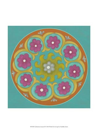 Framed Celebration Suzani II Print