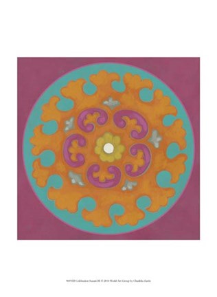 Framed Celebration Suzani III Print