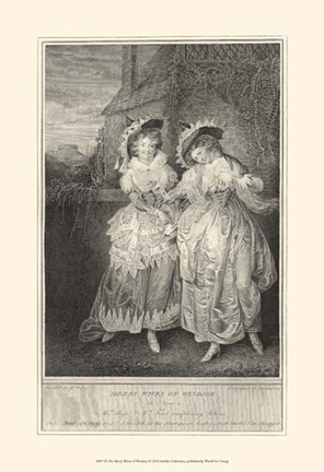 Framed Merry Wives of Windsor Print