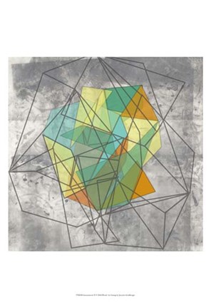 Framed Geomolecule II Print