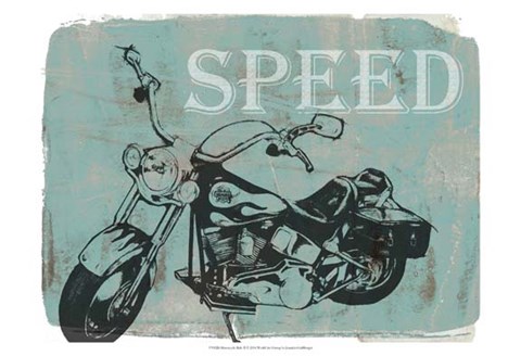 Framed Motorcycle Ride II Print