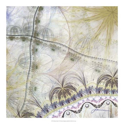 Framed Bedouin Map II Print