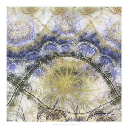 Framed Bedouin Map III Print