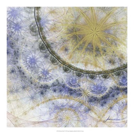 Framed Bedouin Map IV Print