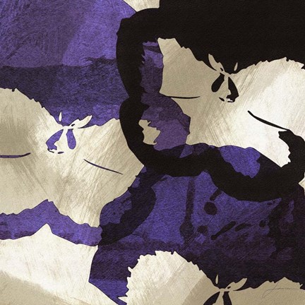 Framed Bloomer Tiles VIII Print