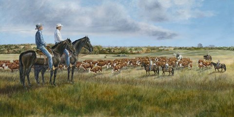 Framed East of the City Print