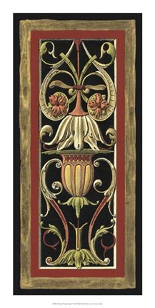 Framed Parisian Panel I Print