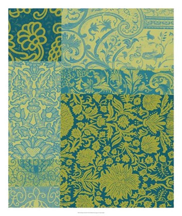 Framed Pattern Mix II Print