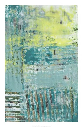 Framed Linear Texture II Print