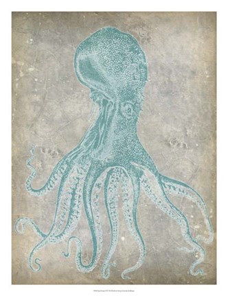 Framed Spa Octopus II Print