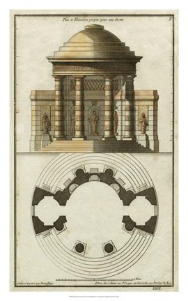 Framed Deneufforge Architecture II Print