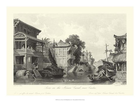 Framed Scenes in China I Print