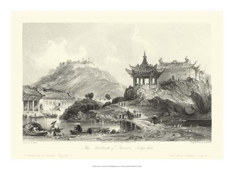 Framed Scenes in China II Print