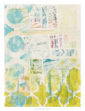 Framed Lattice Progression I Print