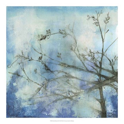 Framed Moonlit Branches II Print