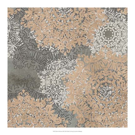 Framed Rosette Profusion III Print