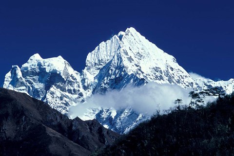 Framed Asia, Nepal. Himalayan Mountains Print