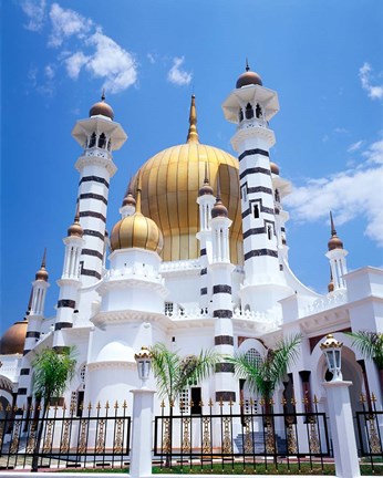 Framed Malaysia, Peninsular Malaysia, Perak, Kuala Kangsar, Ubudiah Mosque Print