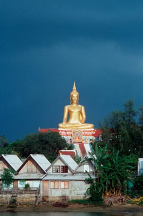 Framed Big Buddha Buddhist Temple, Thailand Print