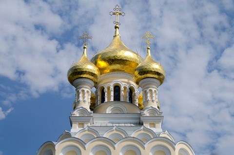 Framed Saint Alexander Nevsky Cathedral, Yalta, Ukraine Print