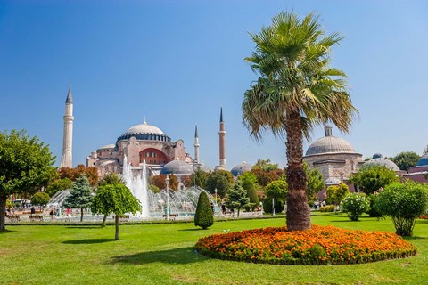 Framed Hagia Sophia, Istanbul, Turkey Print