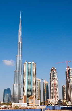 Framed Burj Khalifa, Dubai, United Arab Emirates Print