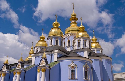 Framed St Michaels Cathedral, Kiev, Ukraine Print
