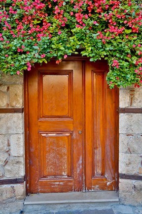 Framed Doorway in Antalya, Turkey Print