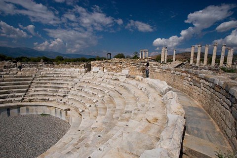 Framed Theater in the Round, Aphrodisias, Turkey Print