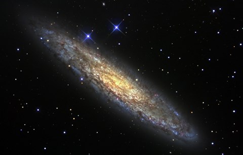 Framed Sculptor Galaxy Print