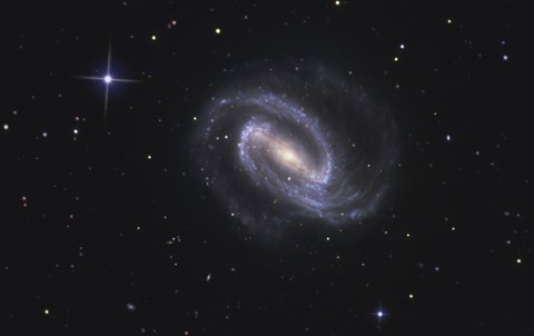Framed NGC 1300, Barred Spiral Galaxy in the Constellation Eridanus Print