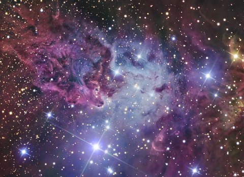 Framed Fox Fur Nebula Print