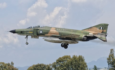 Framed F-4 Phantom of the Hellenic Air Force Print