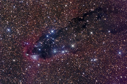 Framed Dark Tower, Cometary Globule in Scorpius Print