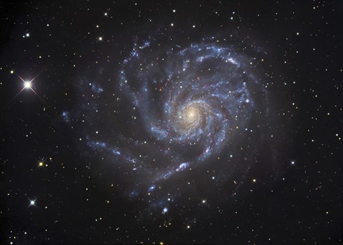 Framed Pinwheel Galaxy Print